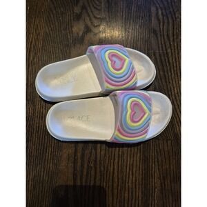 The‎ Children's Place Girls Slides Sandals Slippers Colourful Size 1 EUC